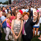 Trump supporter dressed in a red wig (Photo by Mark Wallheiser/Getty Images)